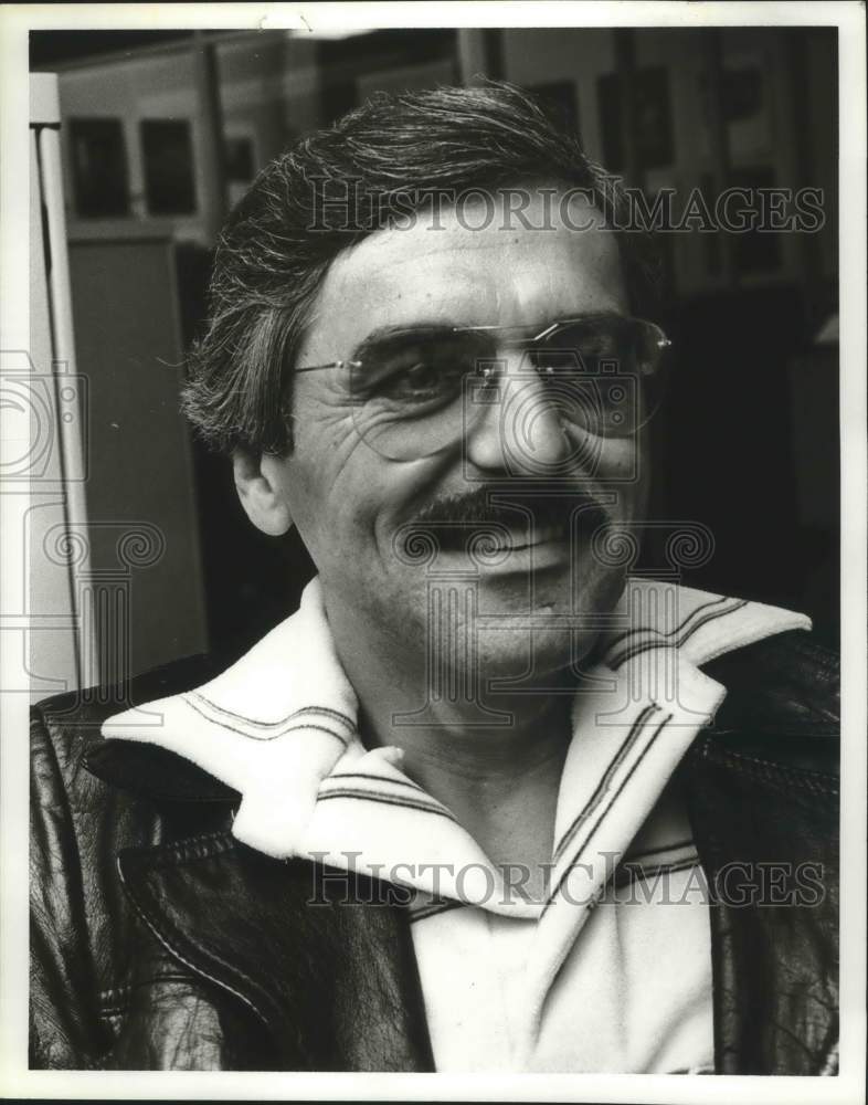 1980 Press Photo Cartoonist Joe McKeever - abna38671 - Historic Images