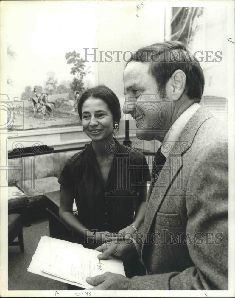 1979 Press Photo Alabama Governor Fob James and District Judge Anne Farrell - Historic Images