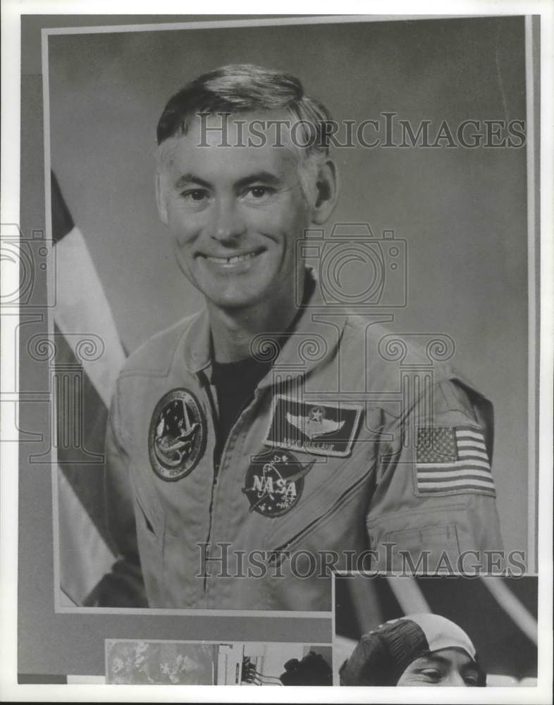 Press Photo Mike Mullane wearing NASA uniform - abna38727 - Historic Images