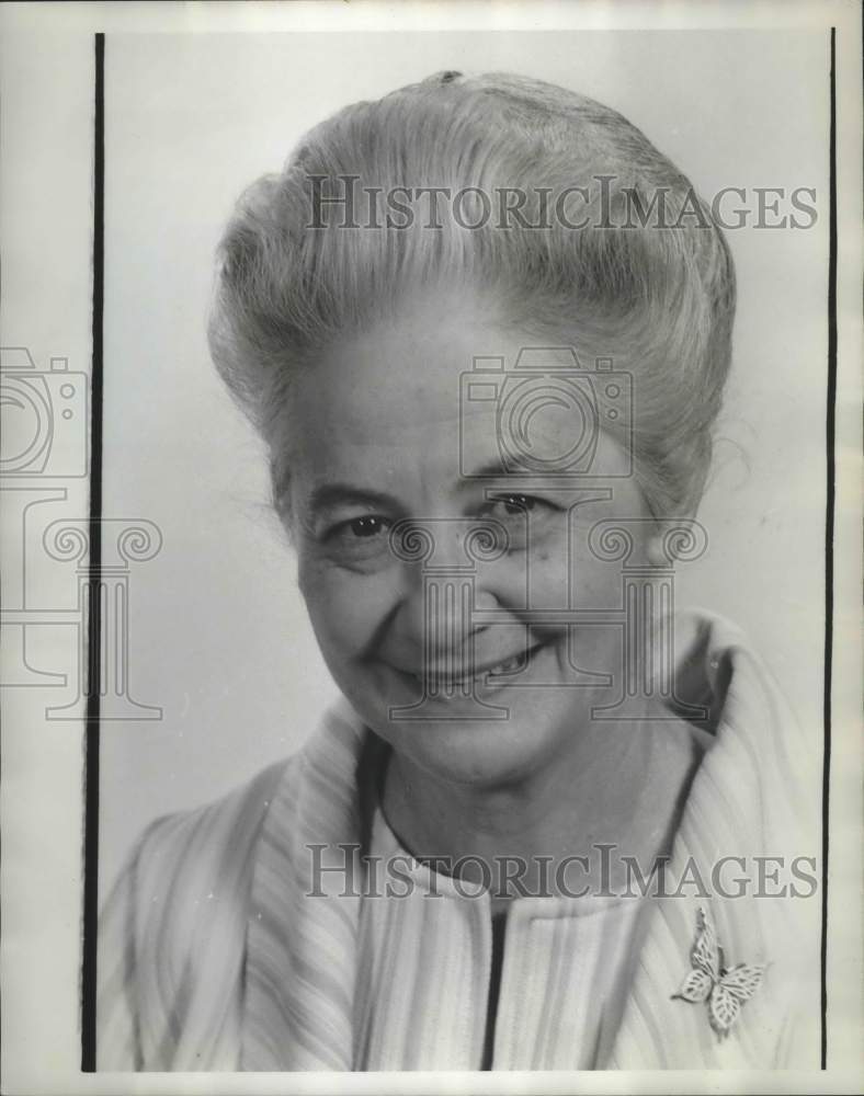 1971 Press Photo Mrs. Sam Munyer, pres. Birmingham AL, portrait - abna38731 - Historic Images