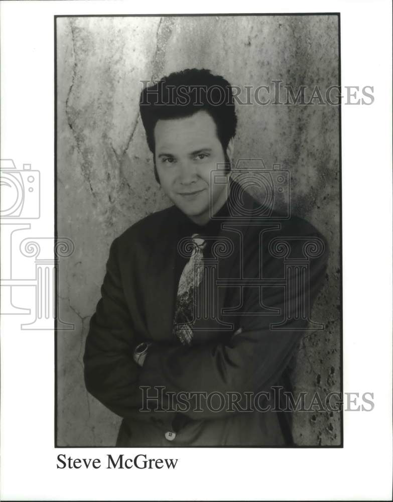 Press Photo Steve McGrew, comedian from Alabama - abna38771 - Historic Images