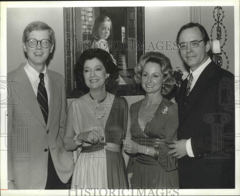 1979 Press Photo Guests at Welcome Again Party, Hank Long, Virginia Goodson - Historic Images