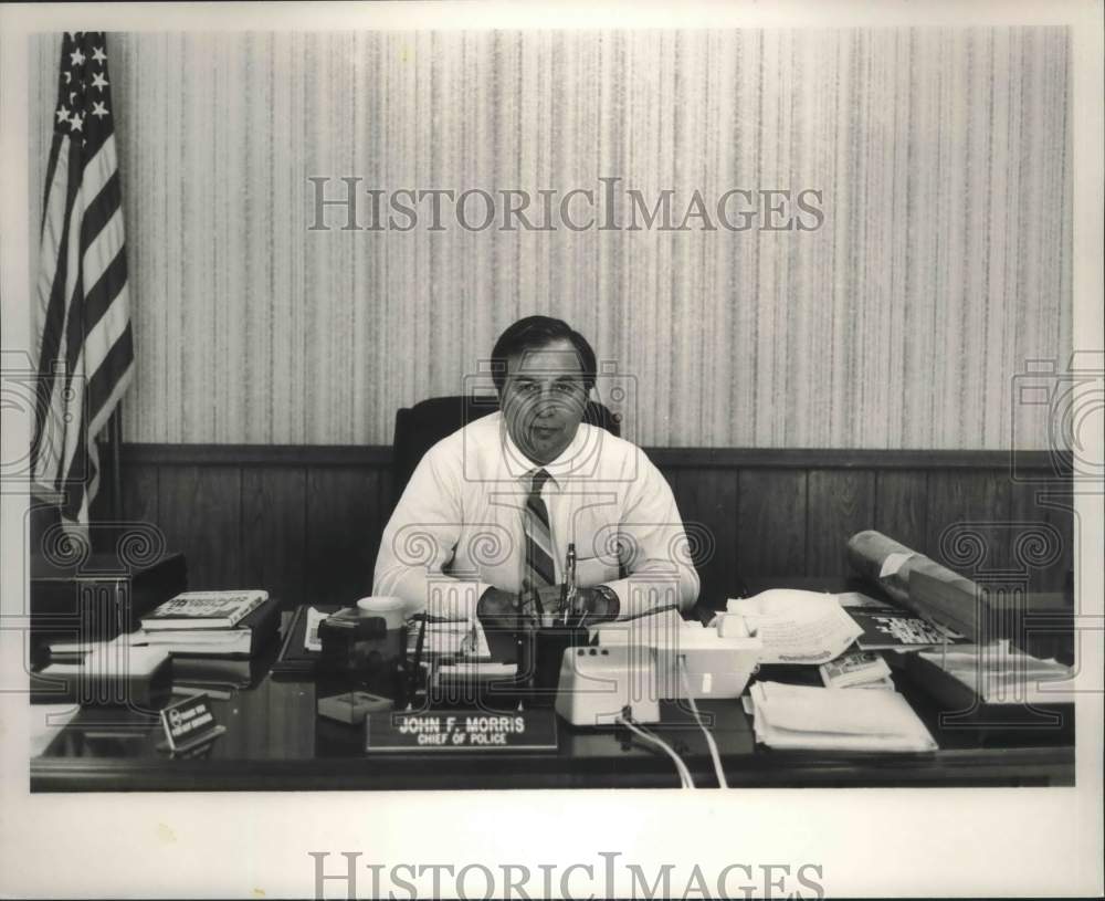 1988 Press Photo John F. Morris, Gadsden's New Chief of Police - abna38844 - Historic Images