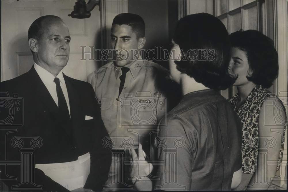 1964, DeLesseps S. Morrison, Prior U.S. Ambassador, at Judson College - Historic Images