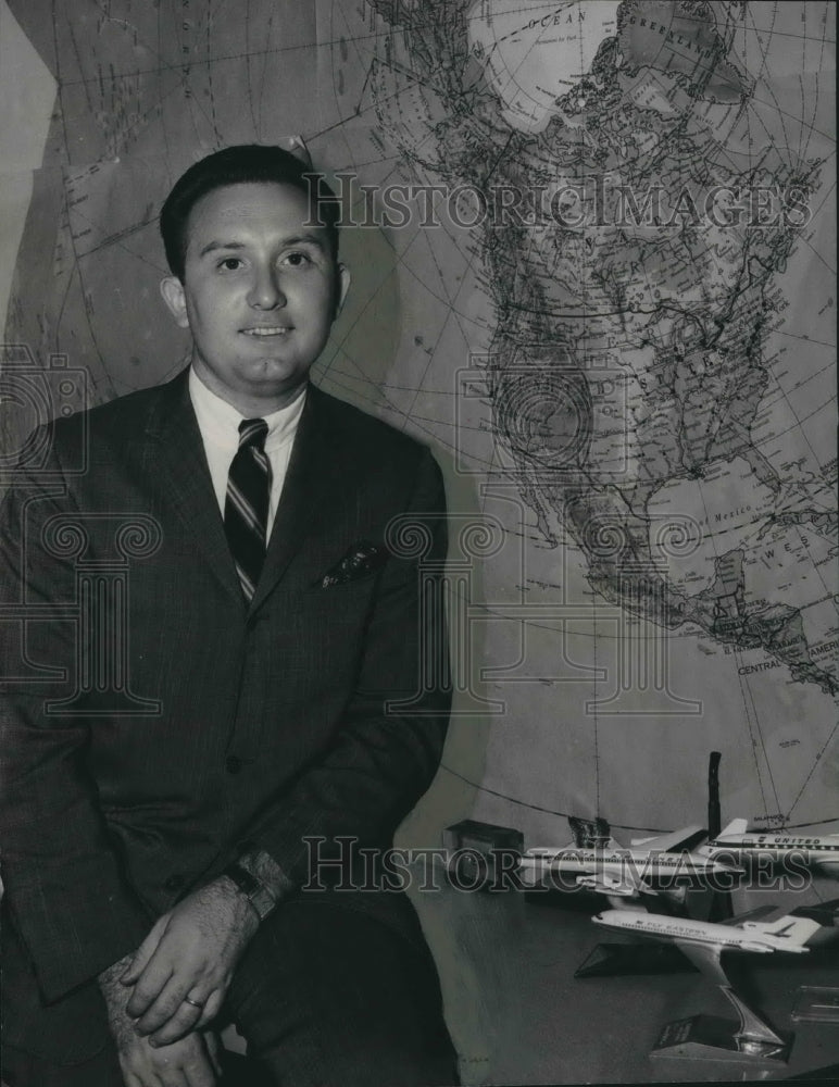 1968 Press Photo Don L. Hawkins, Jr., International Fair Chairman, Alabama - Historic Images