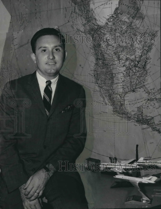 1968 Press Photo Don L. Hawkins, Jr., International Fair Chairman, Alabama - Historic Images