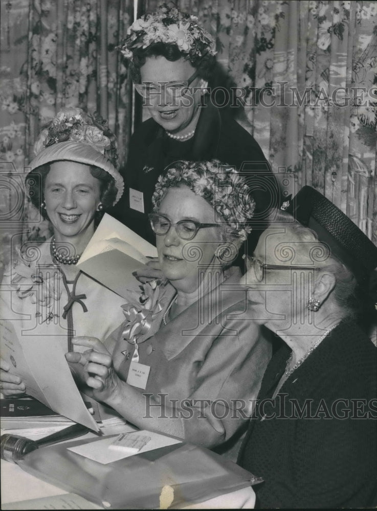 1962, Music Club Members Mrs. A. B. Haswell, Mrs. W. R. Horton, Other - Historic Images