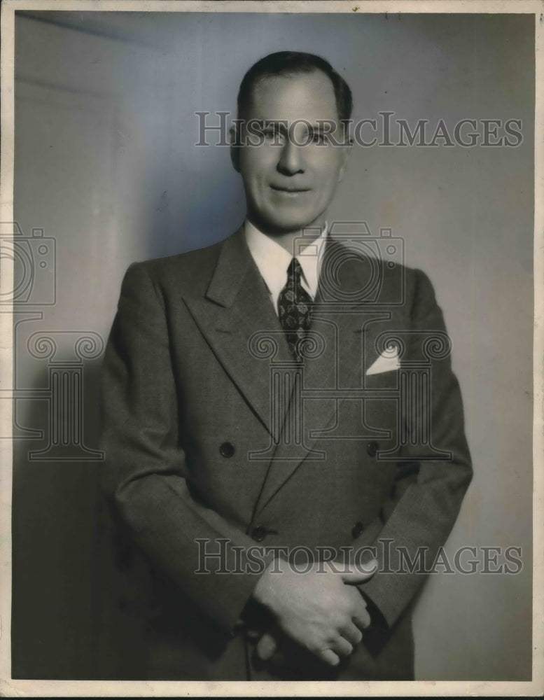 1947 Press Photo Harvey Terrell, First National Bank Executive, Birmingham - Historic Images