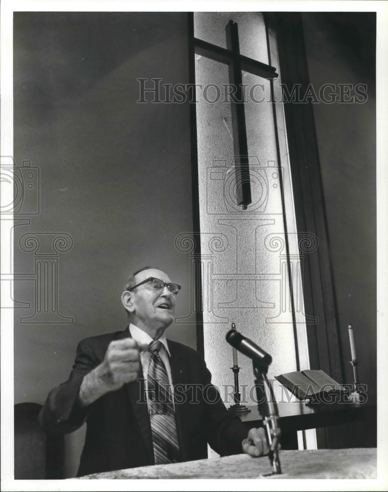 1980, Reverend George Haywood, Clergyman - abna39037 - Historic Images