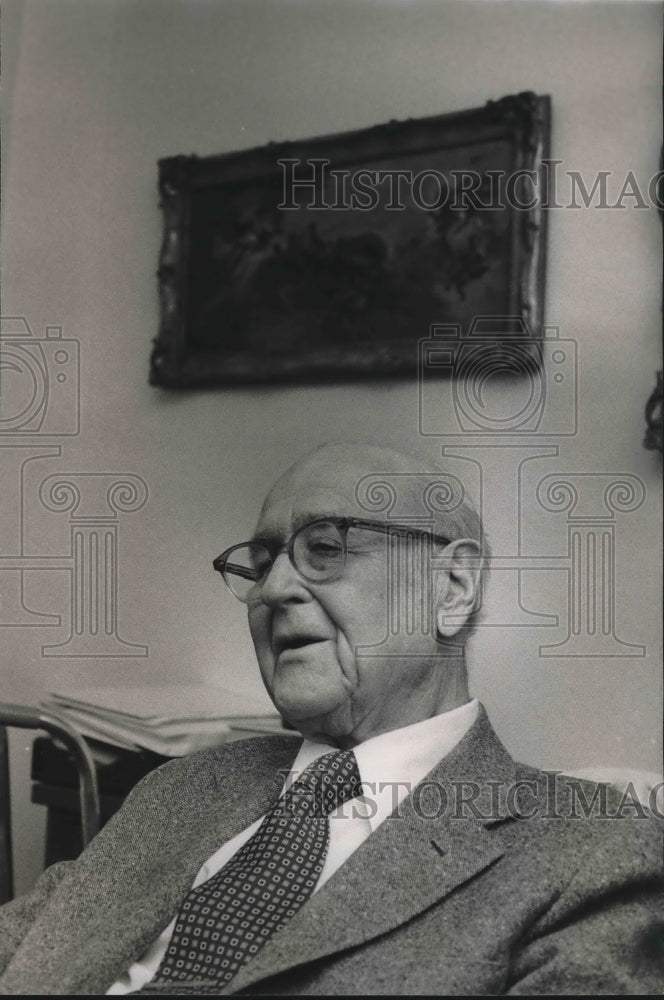 1978, William Micajah Spencer, Lawyer, Former Member of Museum Board - Historic Images