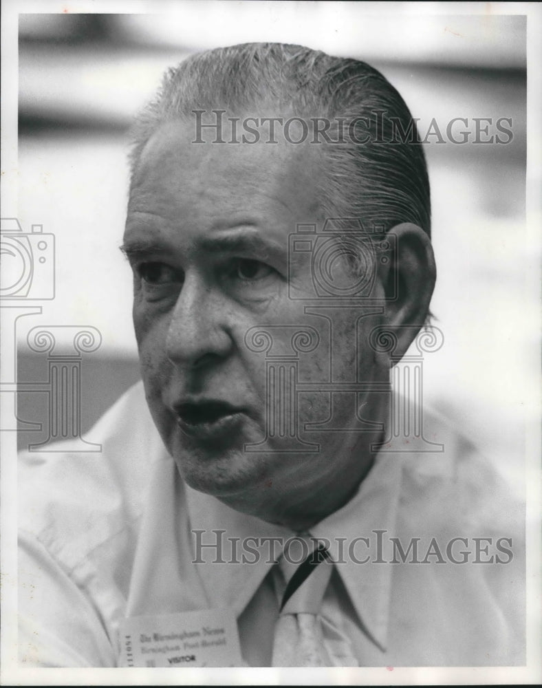 1978 Lawyer Fred Sandefer, Candidate for Alabama Governor - Historic Images