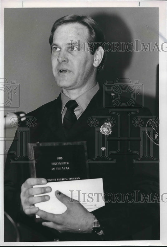 1988 Richard Sanderson, Firefighter of the Year - Historic Images