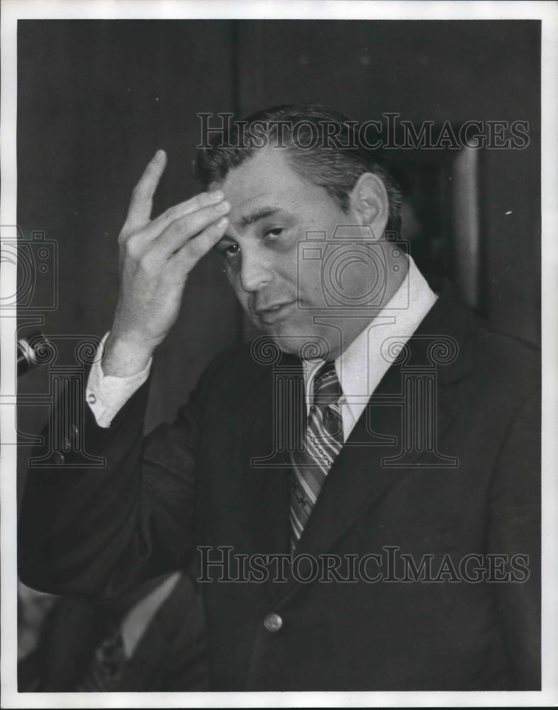 1972 Press Photo Dan L. Saltsman, Jr., United States Pipe and Foundry - Historic Images