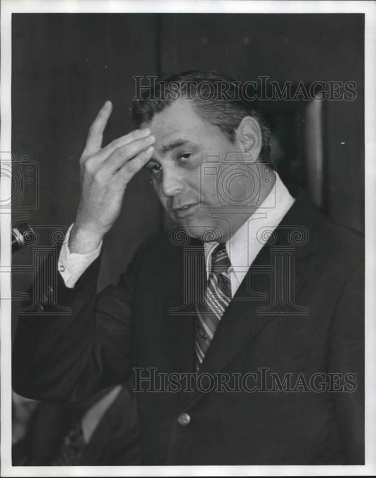 1972 Press Photo Dan L. Saltsman, Jr., United States Pipe and Foundry - Historic Images