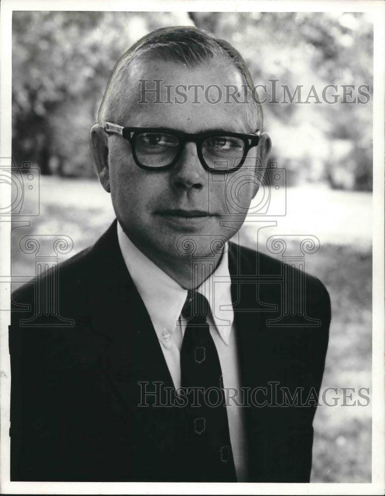 1970 Press Photo Dr. Ralph M. Tanner, dean at Birmingham Southern - abna39153 - Historic Images