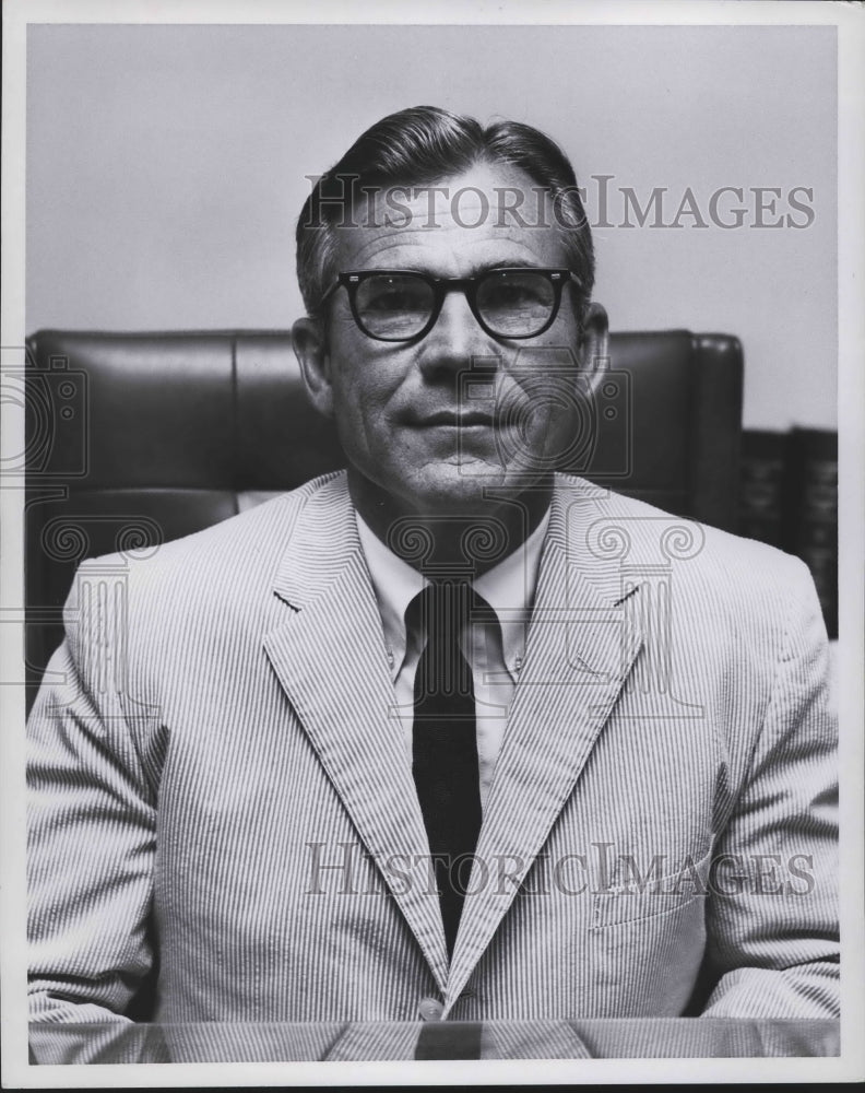 1970 Press Photo Tom Rast, ABC Board Member, Birmingham - abna39240 - Historic Images