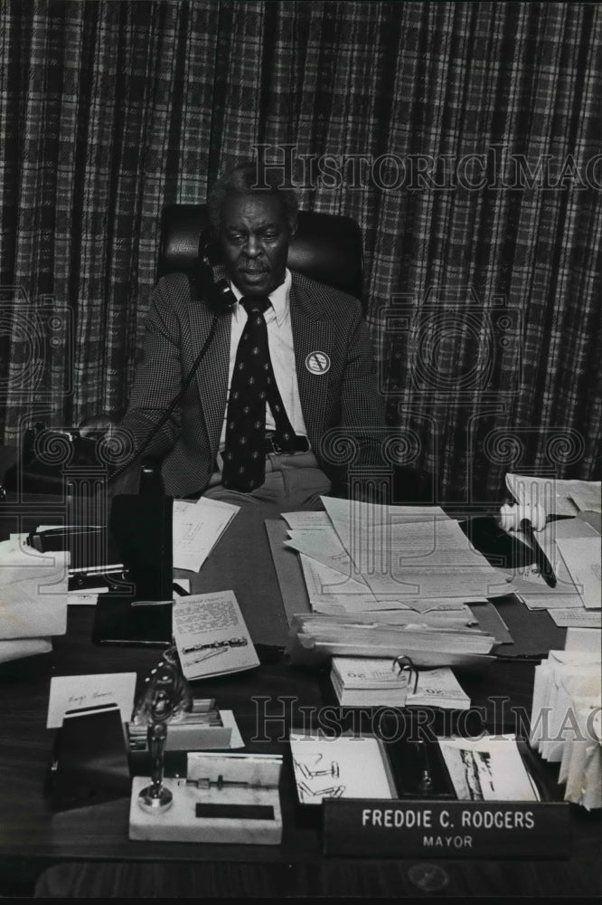 1984, Roosevelt City, Alabama Mayor Freddie C. Rodgers - abna39311 - Historic Images