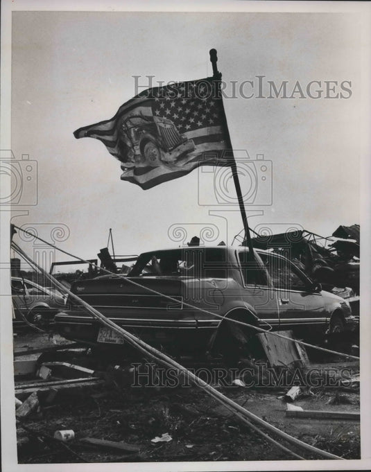 1989 Huntsville Storm Damage in Alabama after Tornadoes - Historic Images