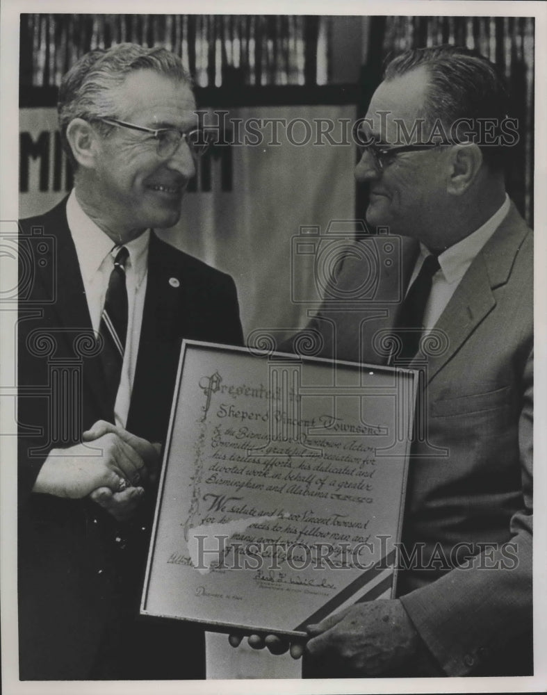 1964, Ferd Weil, left, Vincent Townsend, right, Birmingham News - Historic Images