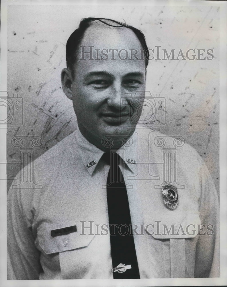 1969, William &quot;Bill&quot; Slimp, Homewood Fire Marshall - abna39410 - Historic Images