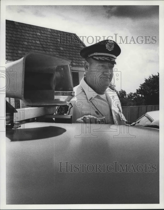 1981 Joe Sparks, Talladega Police Chief, Alabama - Historic Images