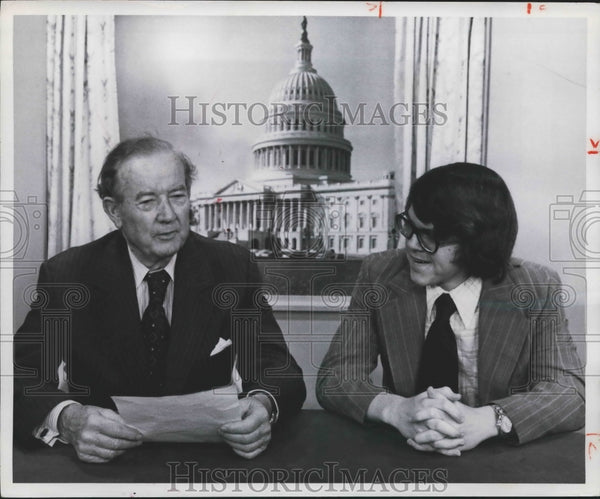 1974 Press Photo John Jefferson Humphries and Alabama Senator John Spa ...
