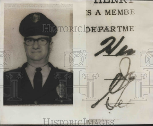 1972 Press Photo Henry L. Thompson, Birmingham Policeman, killed, Bank Shooting - Historic Images
