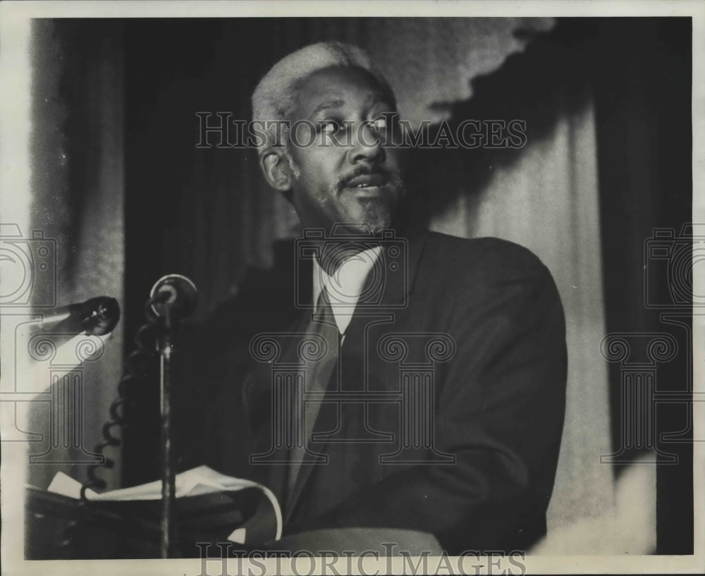 1972 Press Photo James A. Smith, Alabama Educator - abna39667 - Historic Images