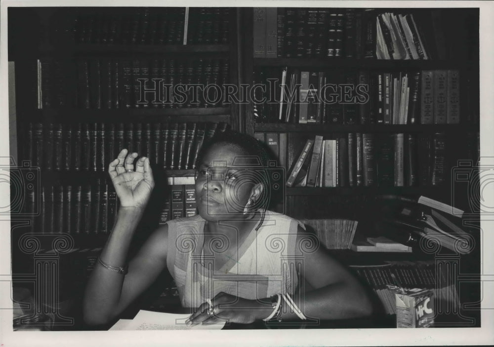 1988, Rosa Sanders, Selma Lawyer, Playwright talks about her new play - Historic Images