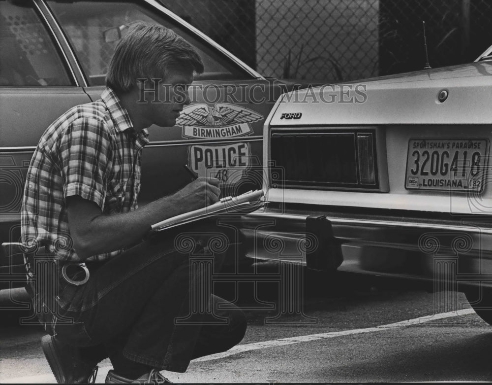 1983 Birmingham, Alabama Police Sergeant Bob Sanford - Historic Images