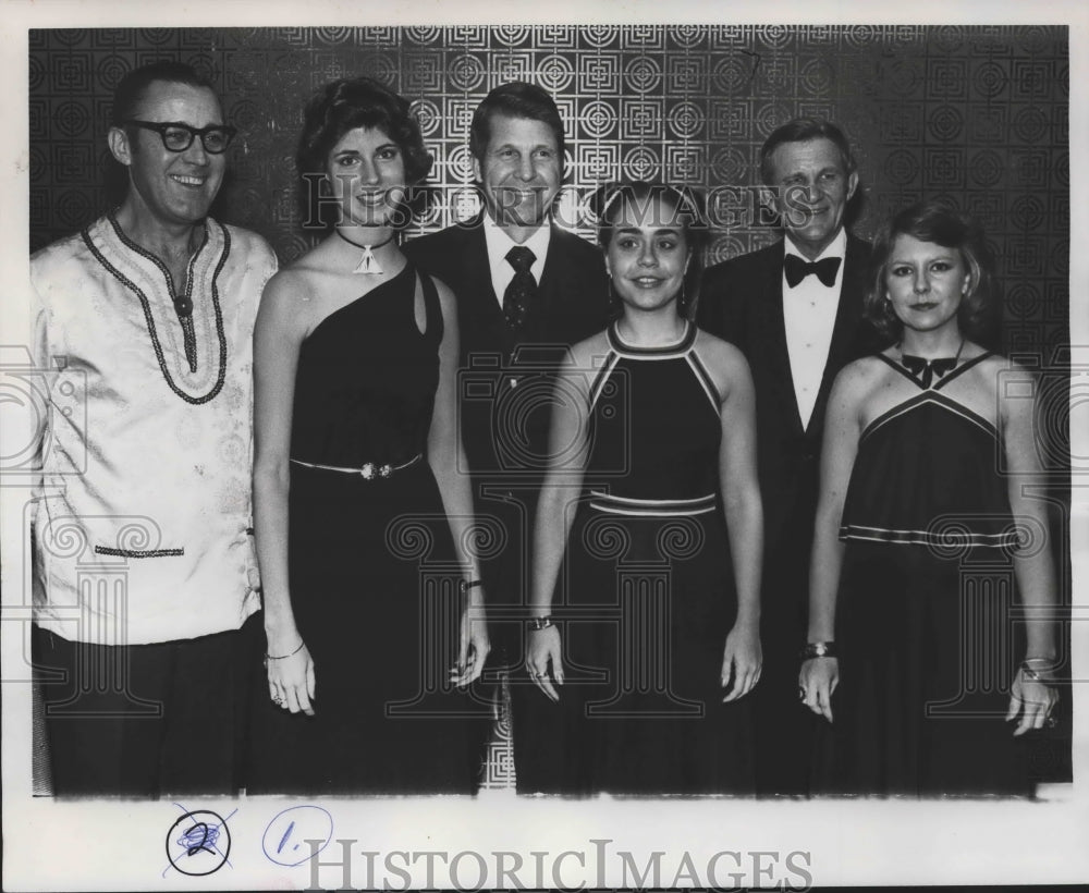 1977 Pointsettia Debutantes Presented at Vestavia Country Club - Historic Images