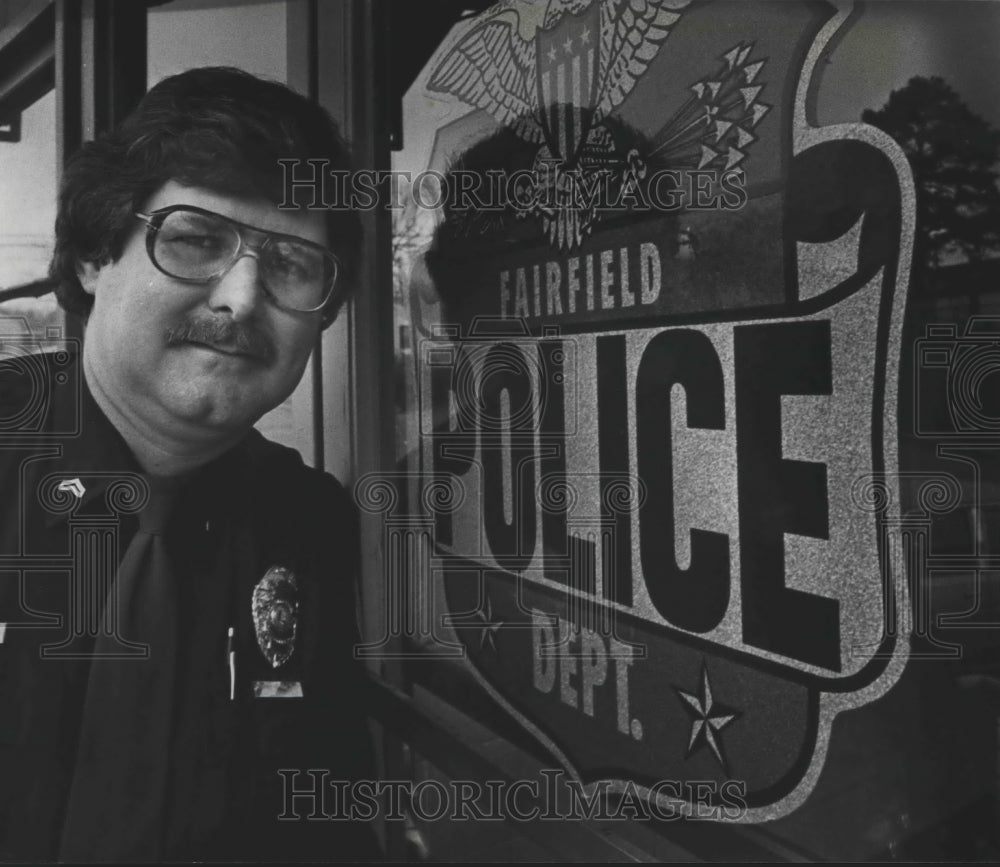 1983 Fairfield Police Department - John Taylor, Officer of the Year - Historic Images