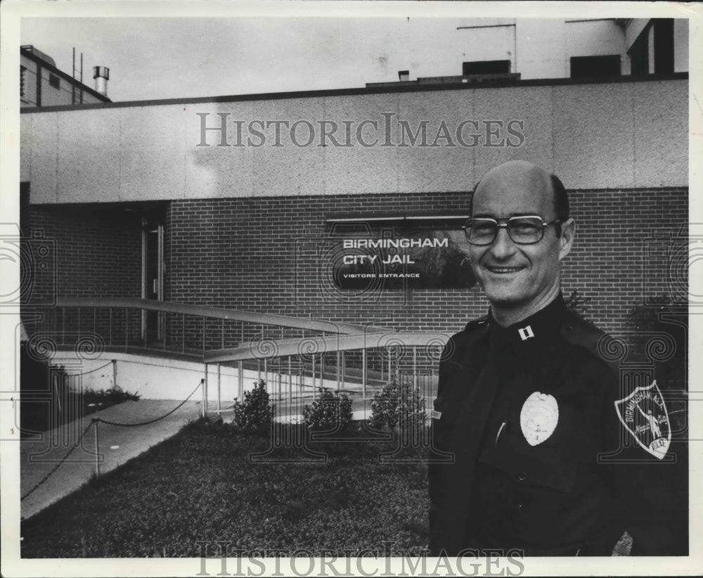 1980, Birmingham City Jail - Captain E.E. Sosebee, Police Officer - Historic Images