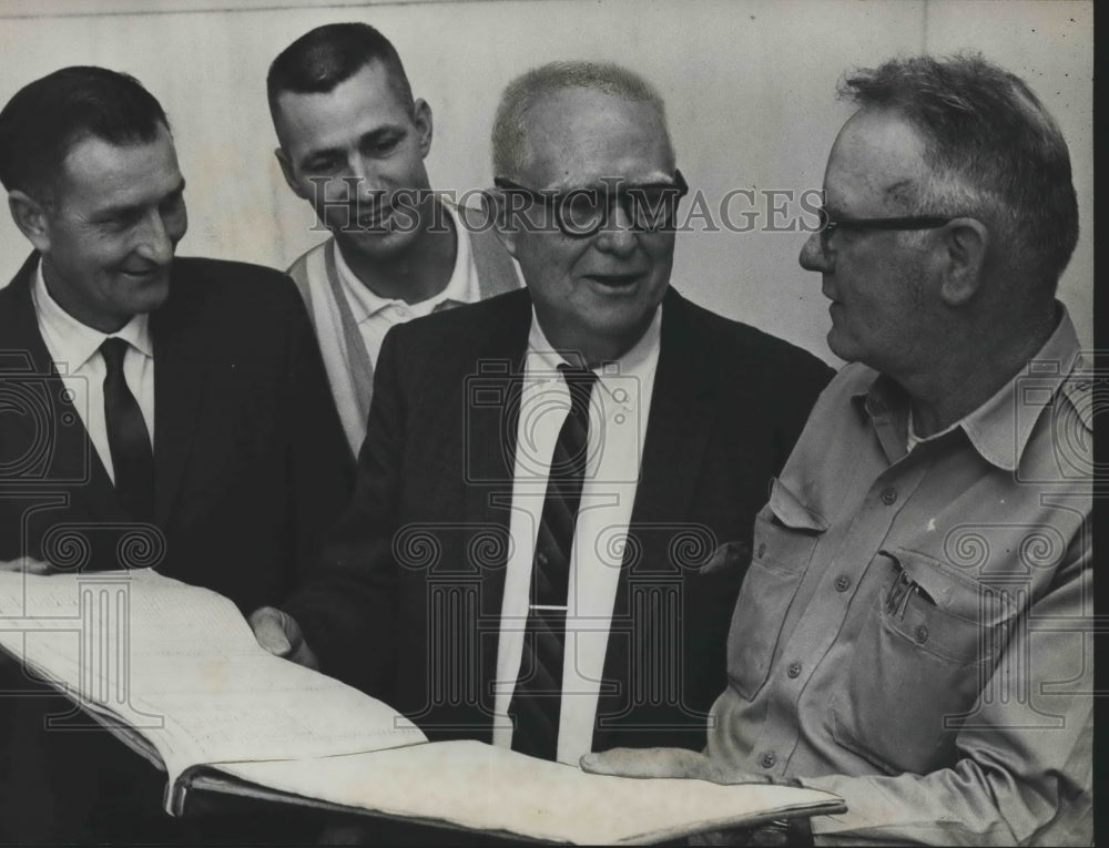 1966 Press Photo Birmingham Amateur Baseball Federation Officers - abna39758 - Historic Images