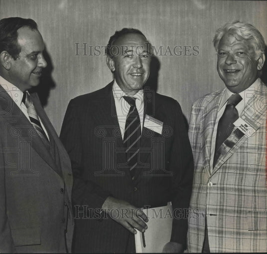 1977, Chief Justice C. C. Torbert with Others at Convention - Historic Images