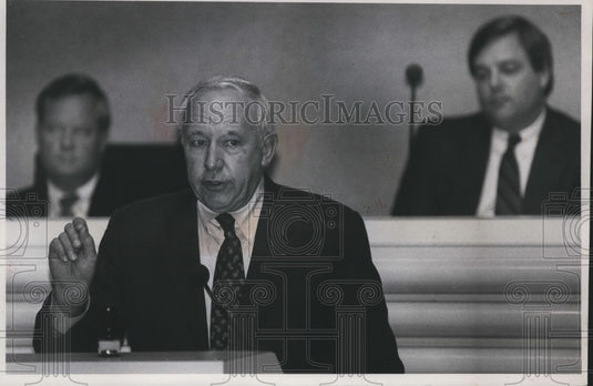 1991, C. C. "Bo" Torbert, chairman of Alabama Tax Reform Commission - Historic Images