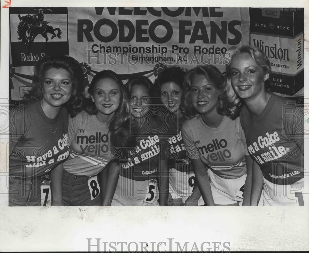 1980 World Championship Pro Rodeo circuit Rodeoettes Beauty Winners - Historic Images