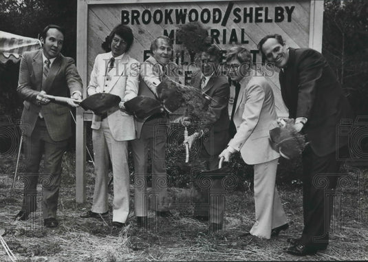 1981, Breaking ground for Brookwood/Shelby Memorial Health Center - Historic Images