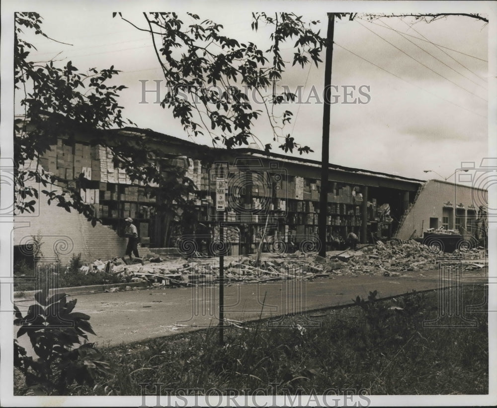 1967, Wreckage Caused by Tornadoes in Alabama - abna40026 - Historic Images