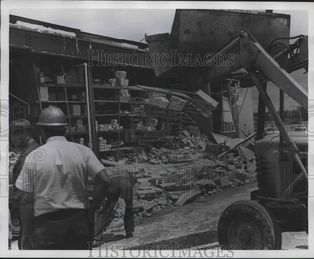 1967, Clearing Rubble Left by Tornadoes in Alabama - abna40028 - Historic Images