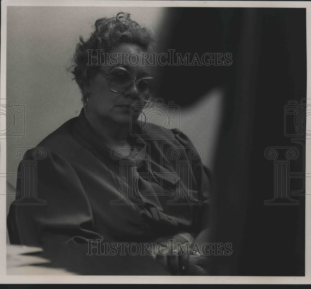 1987 Mary Thomas Testifying, Shelby County Child Development Center - Historic Images