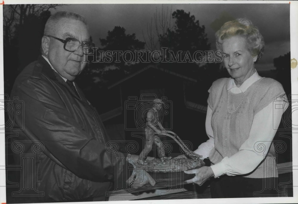 1990 E. A. Real and Wife, Chairman of Board of Alabama Trailer Co. - Historic Images