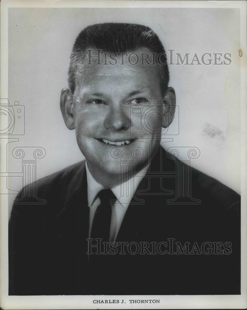 1963 Press Photo Charles J. Thornton - abna40209 - Historic Images