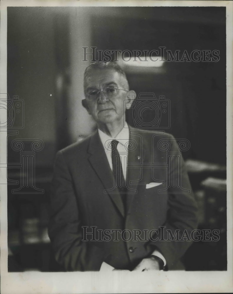 1960 Press Photo Ashford Todd, Probate Judge, Madison County - abna40219 - Historic Images