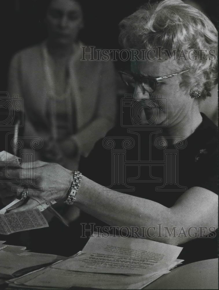1971 Press Photo State Board of Education member Isabell Thomasson in Montgomery- Historic Images