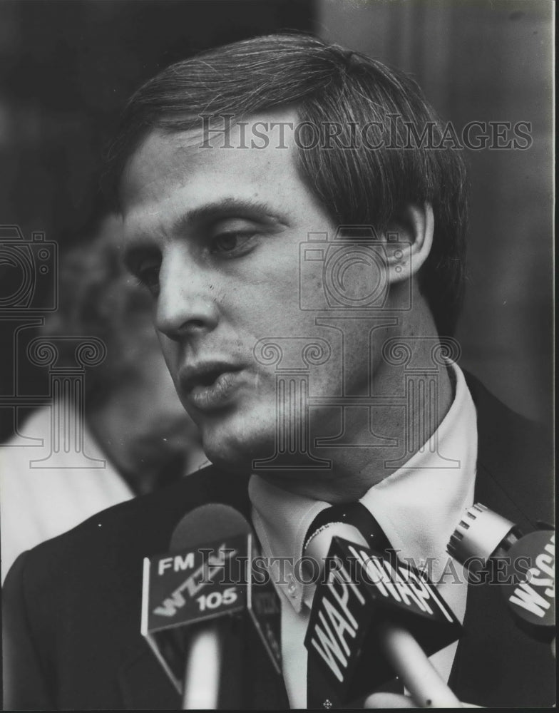 1982, Tim Tidwell, Candidate Jefferson County Commissioner - Historic Images