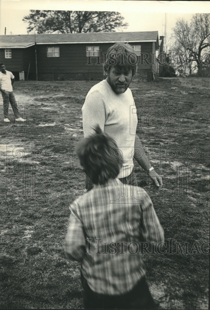 1983, Green Pond, Alabama Boys School in Bibb County Student at Play - Historic Images