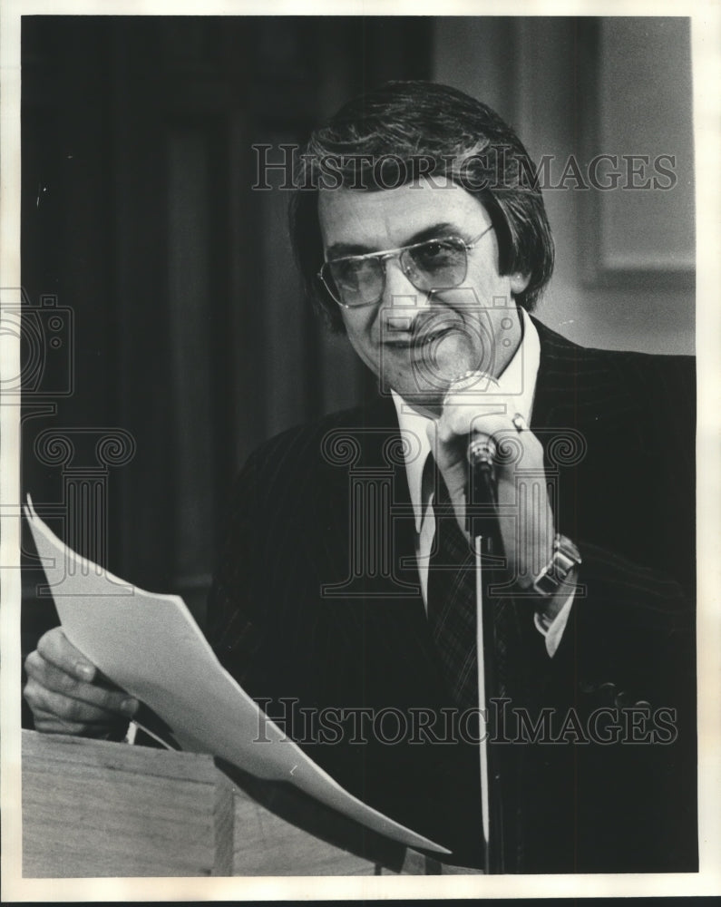 1977 Alabama Senator Bill King - Historic Images