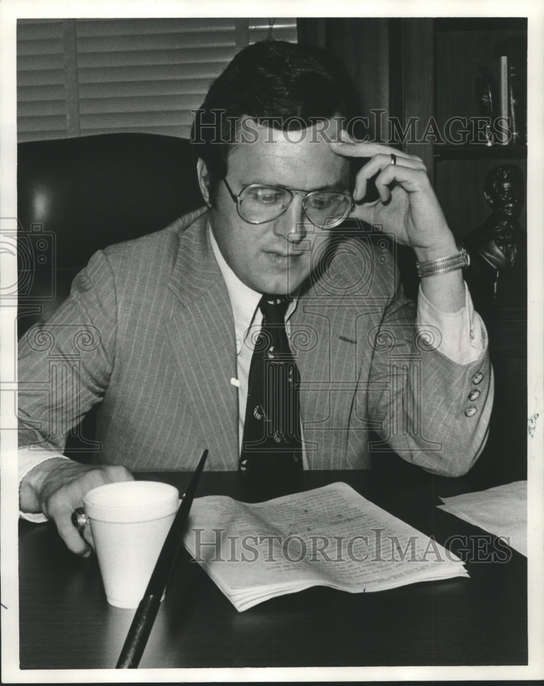 1978, State Senator Donald Stewart Reading Papers - abna40375 - Historic Images