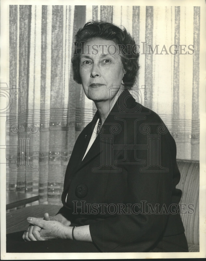 1965 Press Photo Mrs. George Henderson, UDC President 1965 - New President - Historic Images